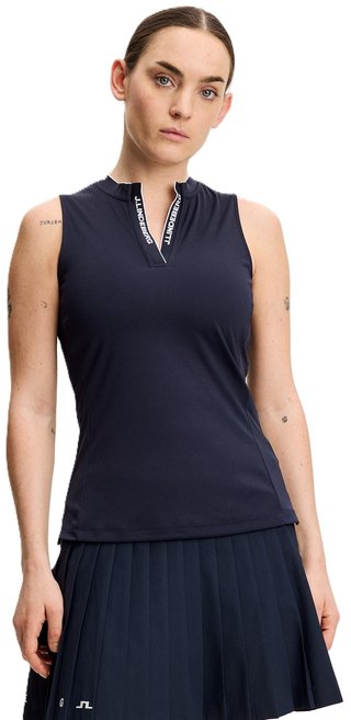 J.Lindeberg Leya Sleeveless dámske polo, JL Navy