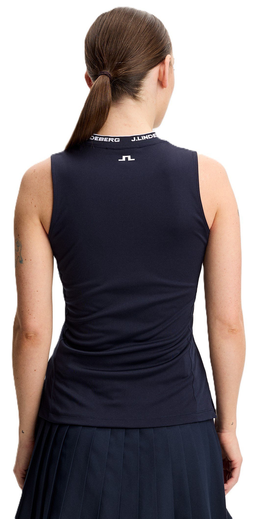 J.Lindeberg Leya Sleeveless dámske polo, JL Navy