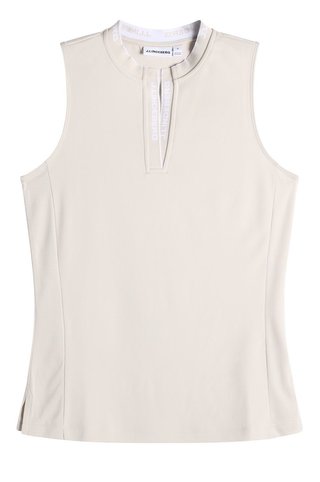 J.Lindeberg Leya Sleeveless dámske polo, moonbeam