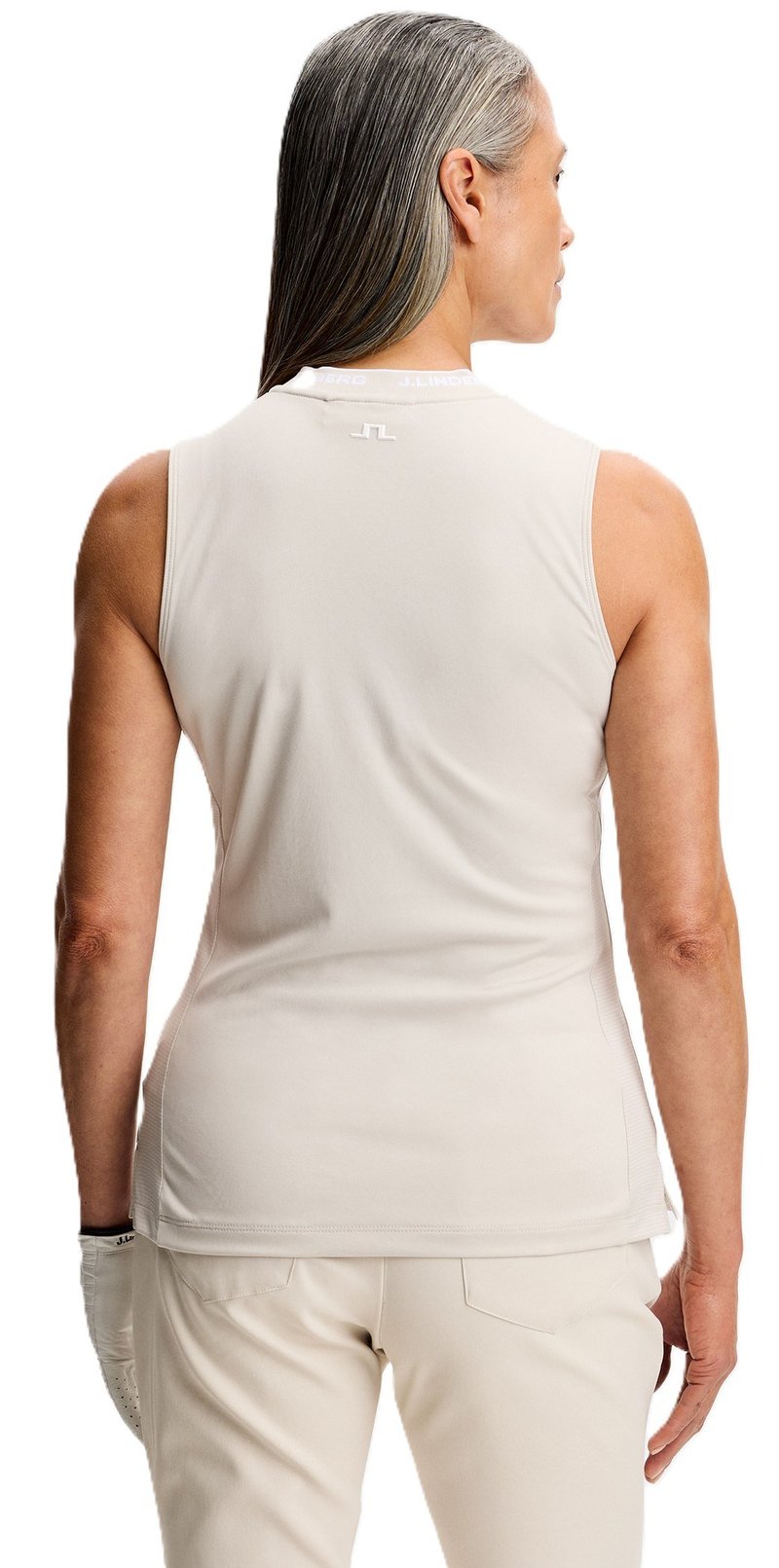 J.Lindeberg Leya Sleeveless dámske polo, moonbeam