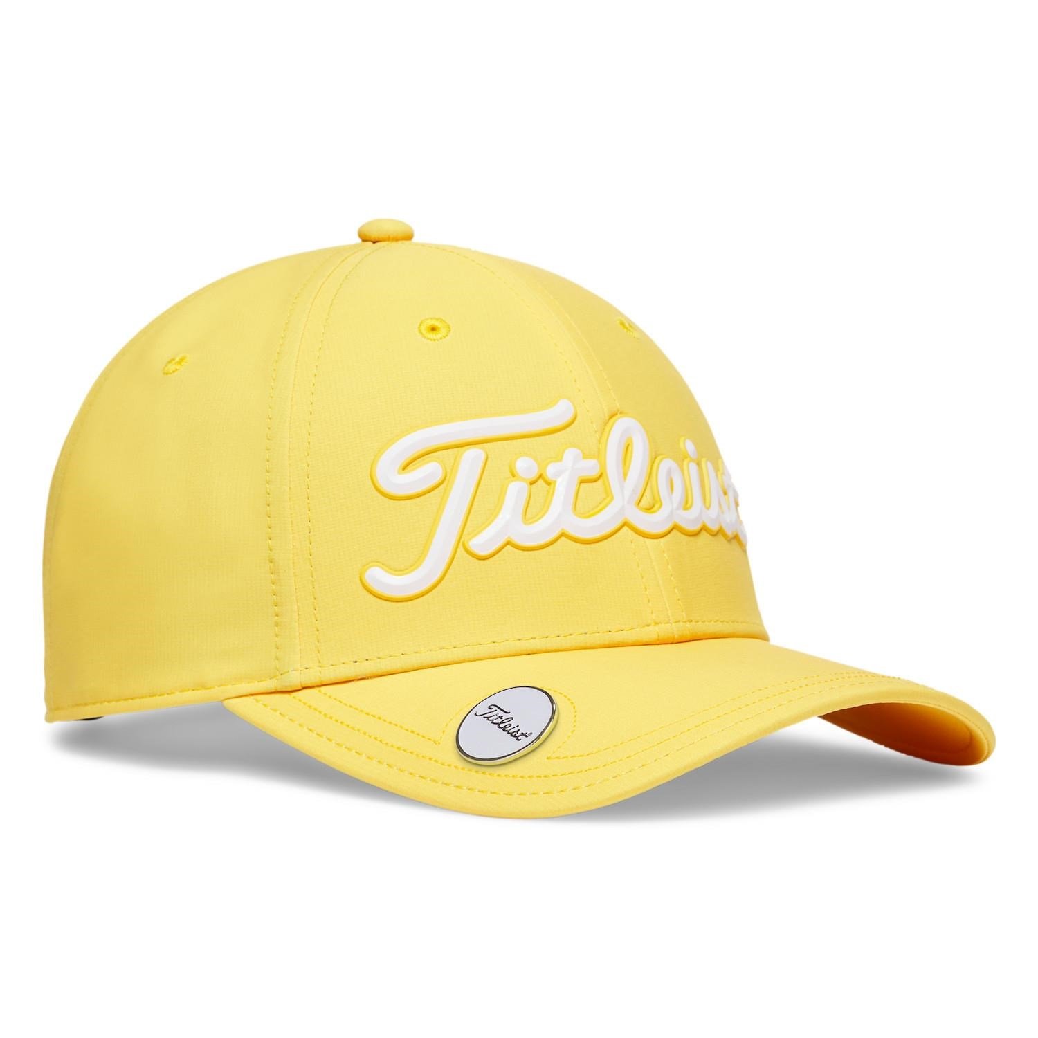 Titleist Players Ball Marker pánska šiltovka, žltá/biela