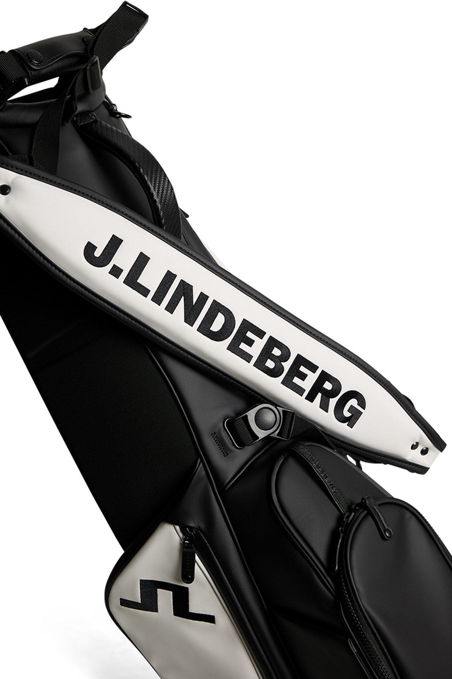 J.Lindeberg Sunday Golf stand bag, čierny