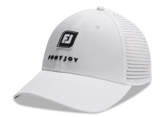 FootJoy Perforated Trucker pánska šiltovka, biela
