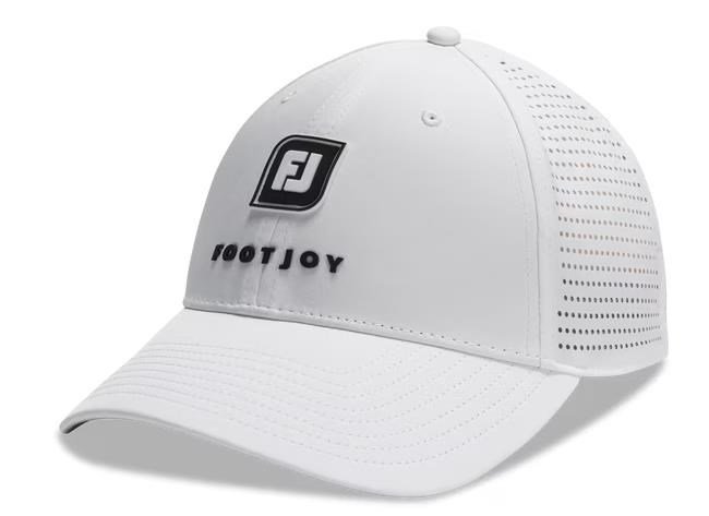 FootJoy Perforated Trucker pánska šiltovka, biela