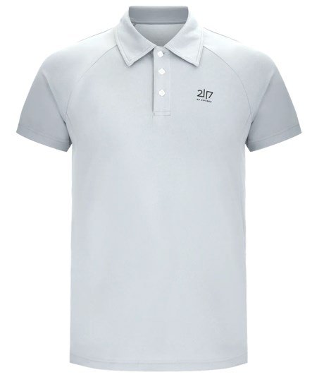 2117 of Sweden Fröseke Technical Pique pánske polo, pearl blue