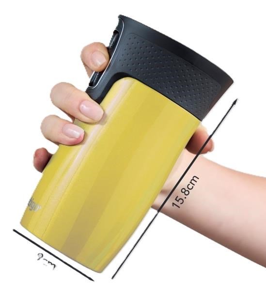 Contigo Contigo West Loop Mini Travel Mug 300 ml, limelight, žltá