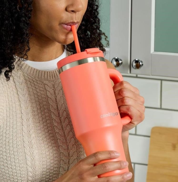 Contigo Thermalock Tumbler termohrnček 1200 ml, koralová