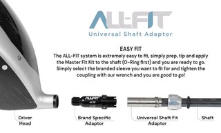 Shaft adaptor All-Fit Master Wood Fit Kit - Ping - Driver/Fairway