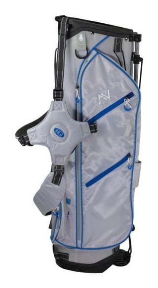 U.S. Kids Golf ULW-60 AV2 stand bag, sivý/modrý