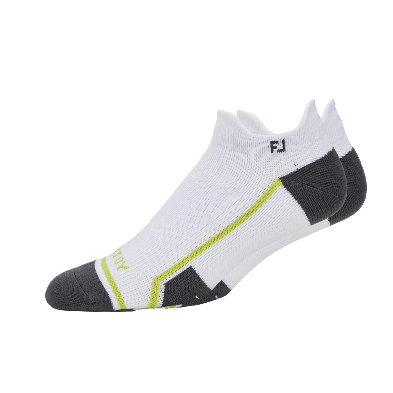 Footjoy Tech D.R.Y. Roll Tab pánske ponožky, biele