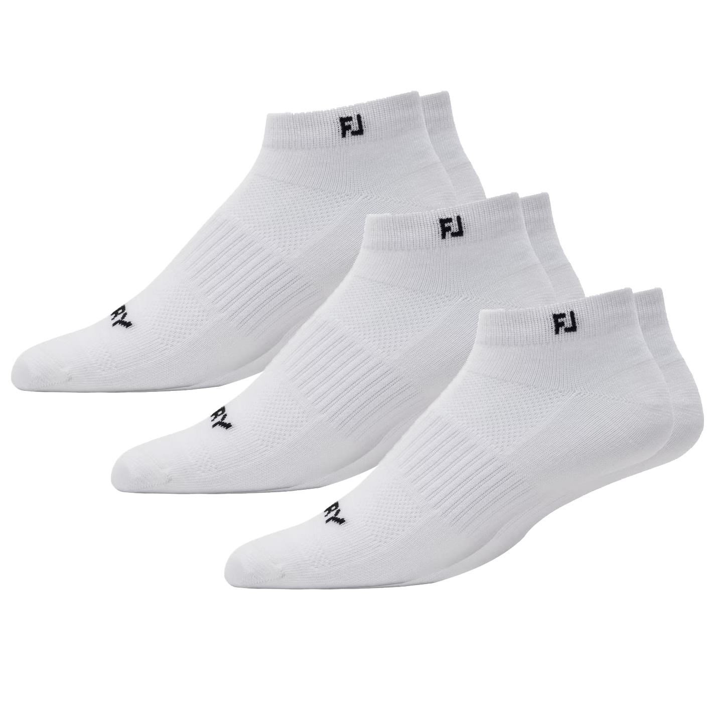 FootJoy ProDry Lightweight Sport pánske ponožky, biele, EU 39-46 (3 páry)