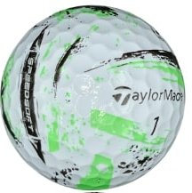 TaylorMade SpeedSoft Ink golfové loptičky, mix farieb (modrá, zelená, oranžová, ružová)