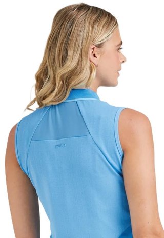 PING Eben Sleeveless dámske polo, infinity blue