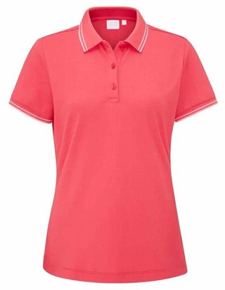 PING Viviana Tipped dámske polo, paradise pink