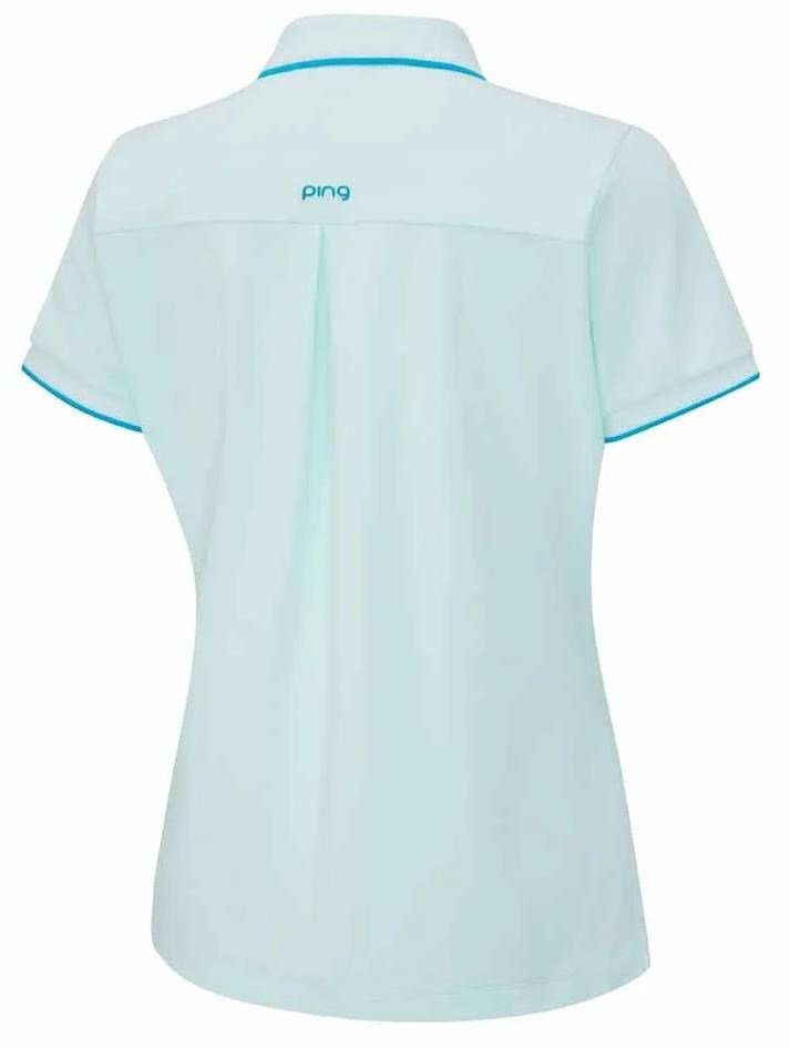 PING Viviana Tipped dámske polo, seaspray