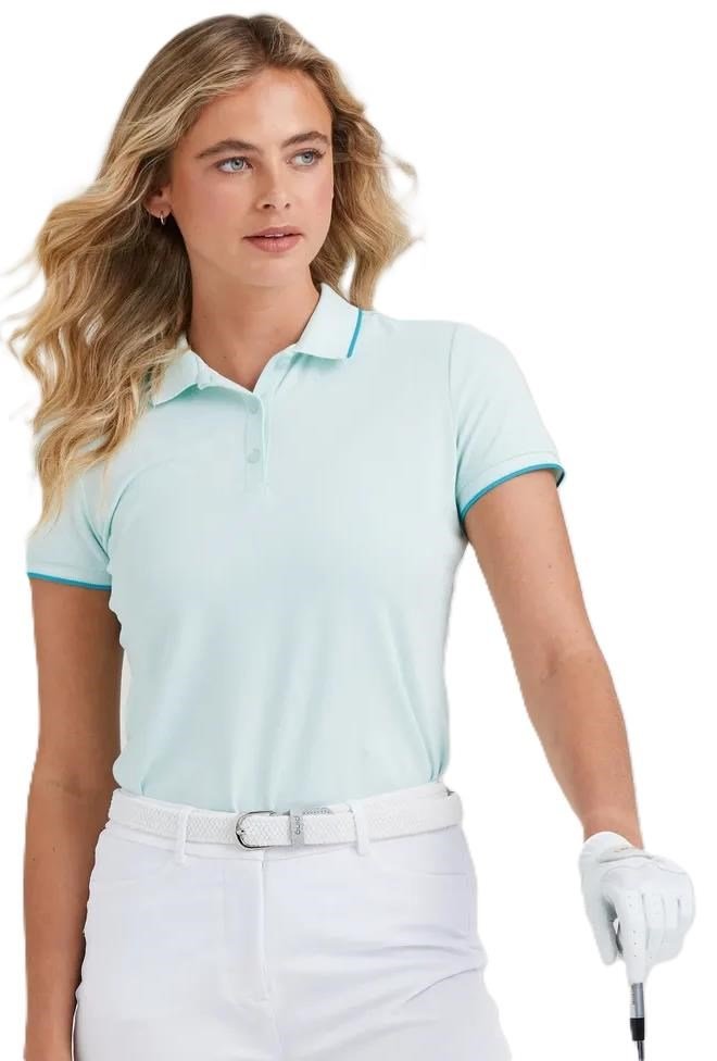 PING Viviana Tipped dámske polo, seaspray