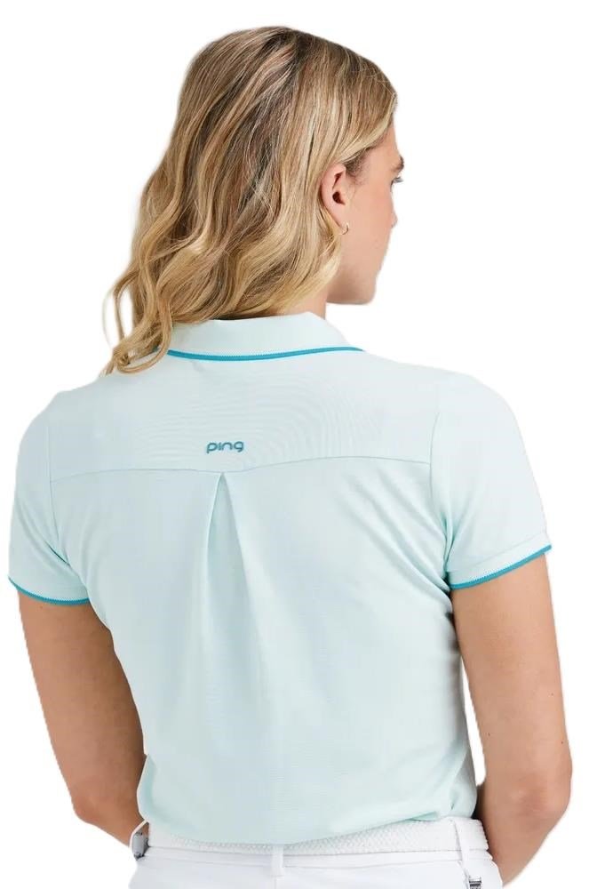 PING Viviana Tipped dámske polo, seaspray