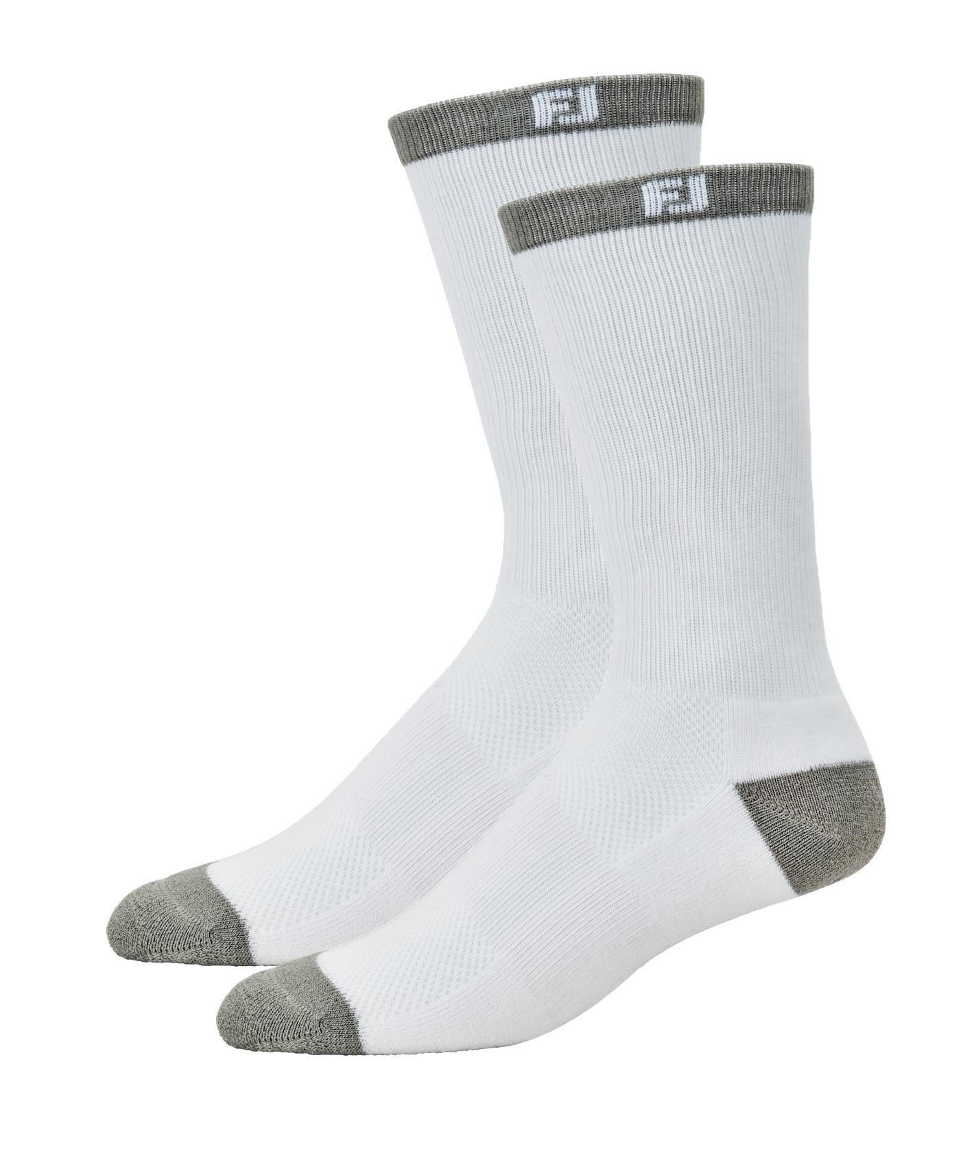 FootJoy ProDry Crew Junior detské ponožky, biele