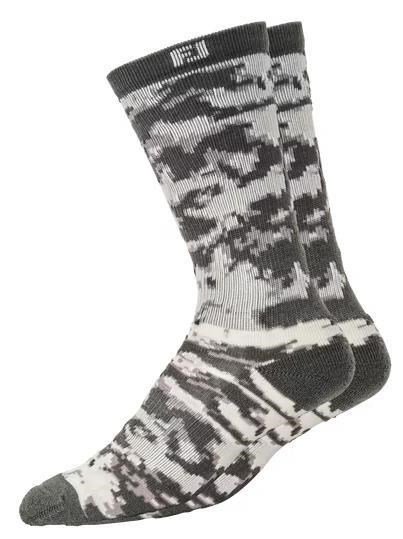 FootJoy ProDry Crew Junior detské ponožky, sivé camo