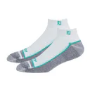 FootJoy ProDry Sport pánske ponožky, biela/sea glass/uhľová
