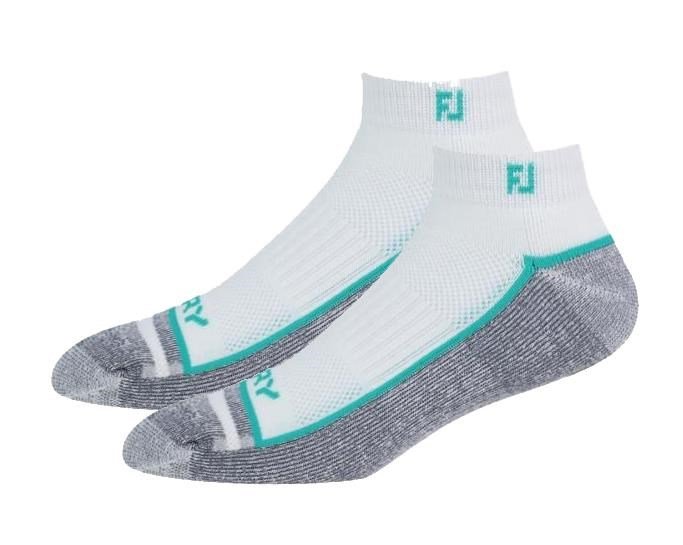 FootJoy ProDry Sport pánske ponožky, biela/sea glass/uhľová