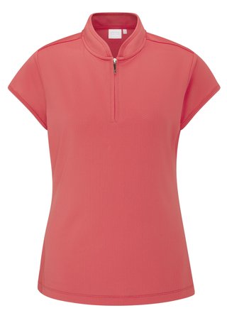 PING Evetta Jacquard dámske polo, paradise pink