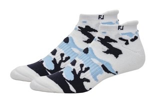 FootJoy ProDry Roll-Tab pánske ponožky, biele camo