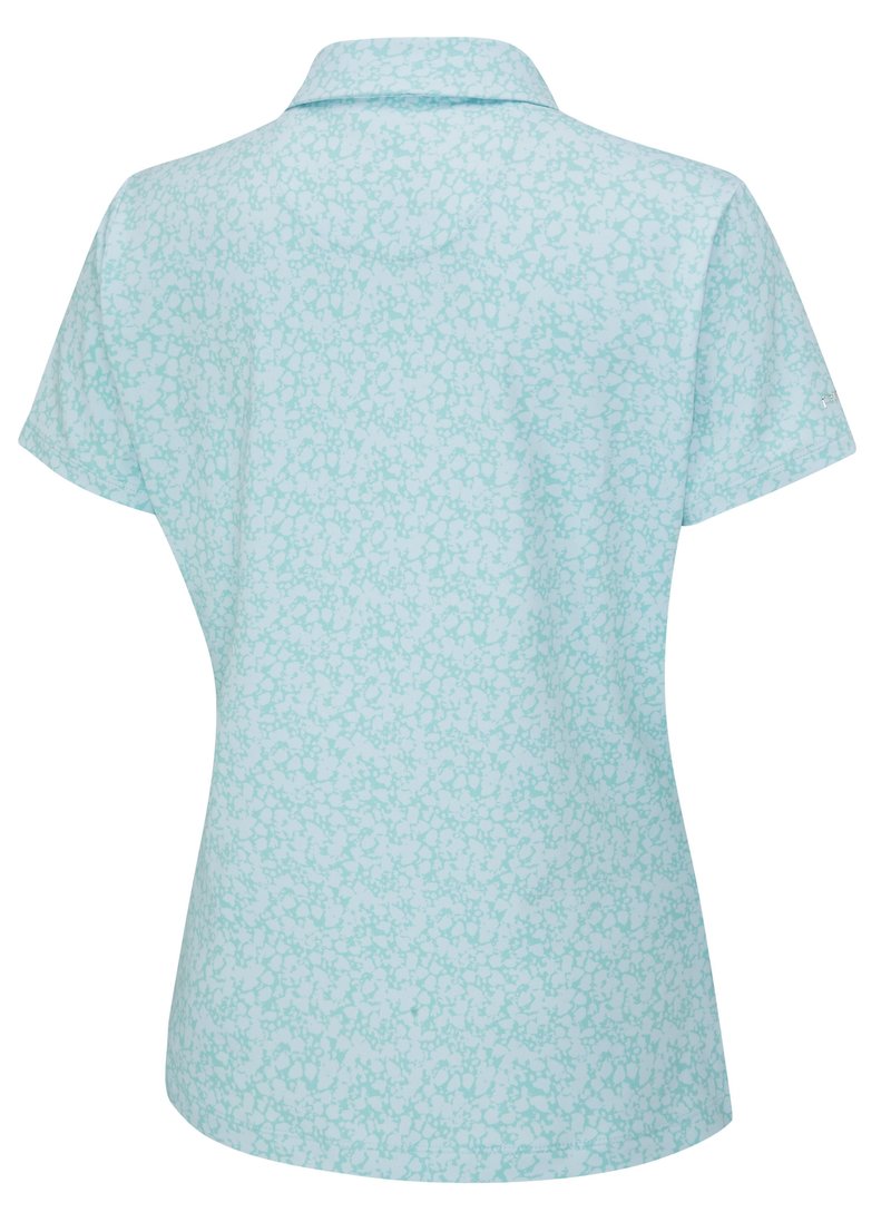 PING Aeria Printed dámske polo, splash