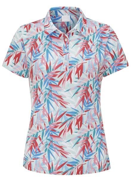 PING Aeria Printed dámske polo, tropic retreat