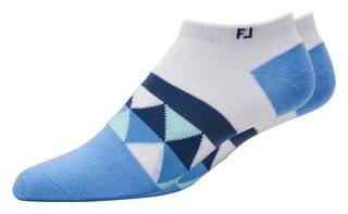 FootJoy ProDry Lightweight Low-Cut Fashion dámske ponožky, bielo/modré/navy