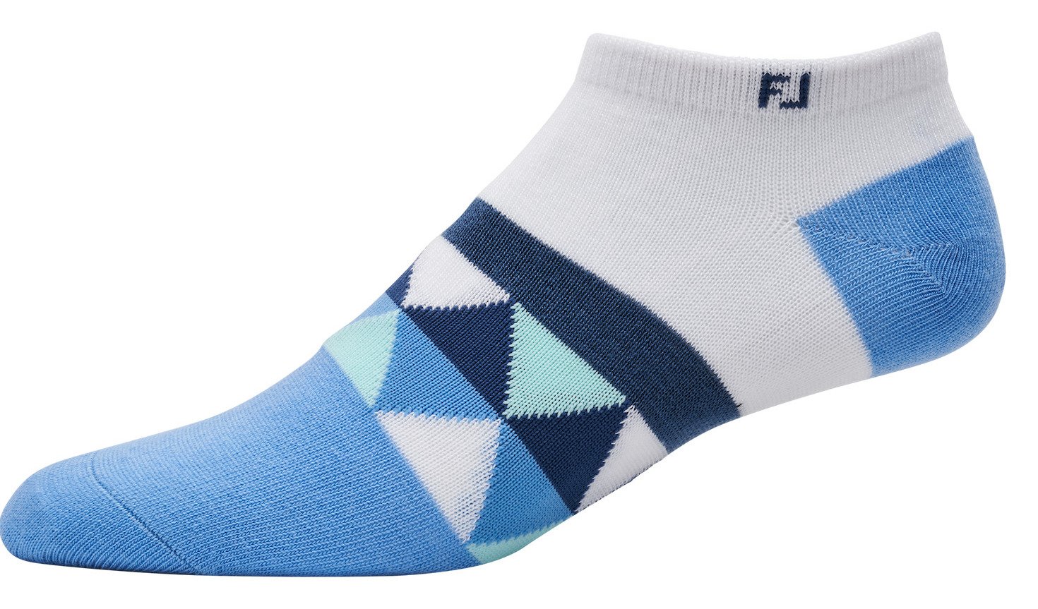 FootJoy ProDry Lightweight Low-Cut Fashion dámske ponožky, bielo/modré/navy