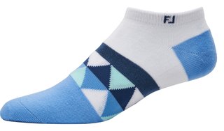 FootJoy ProDry Lightweight Low-Cut Fashion dámske ponožky, bielo/modré/navy
