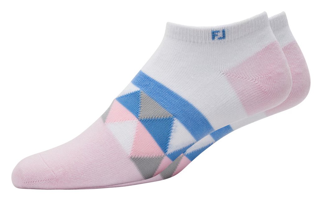 FootJoy ProDry Lightweight Low-Cut Fashion dámske ponožky, bílo/ružová