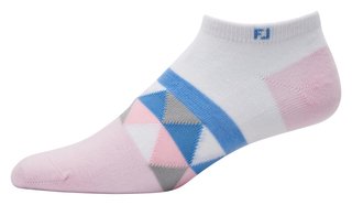 FootJoy ProDry Lightweight Low-Cut Fashion dámske ponožky, bílo/ružová