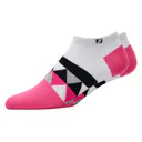 FootJoy ProDry Lightweight Low-Cut Fashion dámske ponožky, bílo/růžová