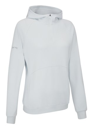 PING Rhona Textured dámska mikina, soft grey