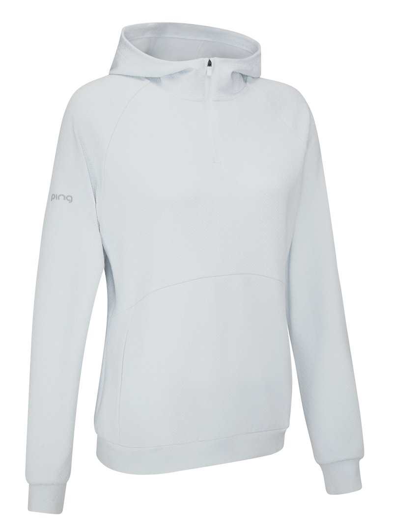 PING Rhona Textured dámska mikina, soft grey
