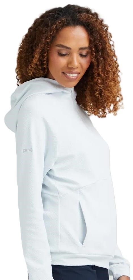 PING Rhona Textured dámska mikina, soft grey