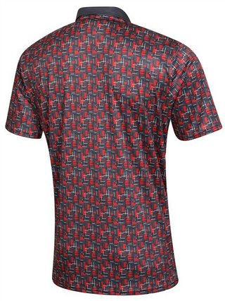 Fashion Sports Wear Lisabon pánske polo, čierno/červené