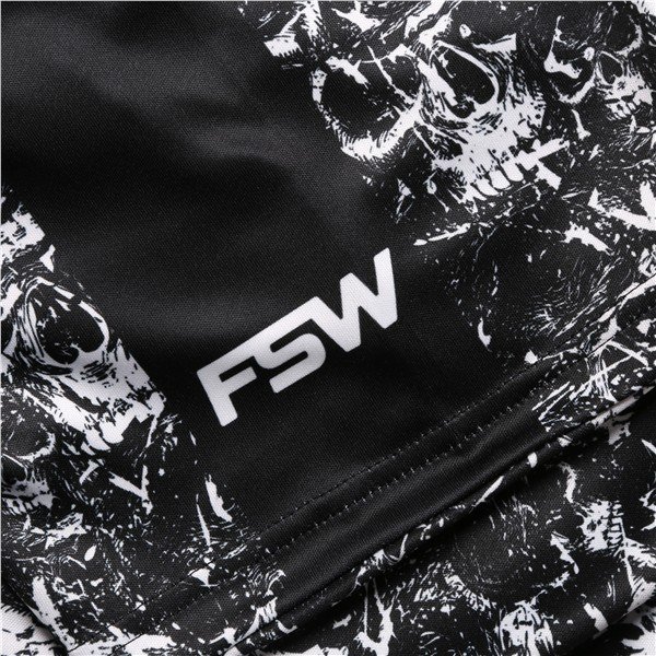 Fashion Sports Wear Skulls pánske polo, čierne