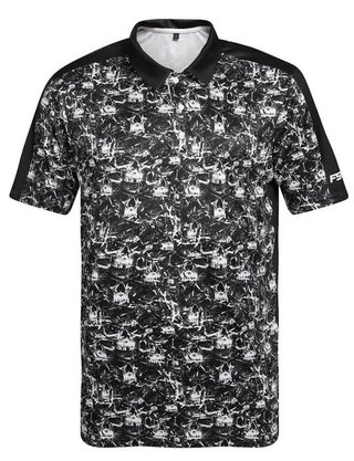 Fashion Sports Wear Skulls pánske polo, čierne