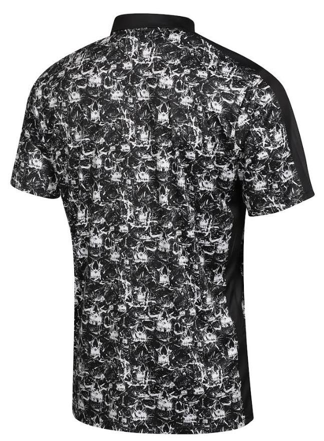 Fashion Sports Wear Skulls pánske polo, čierne
