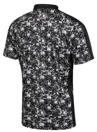 Fashion Sports Wear Skulls pánske polo, čierne