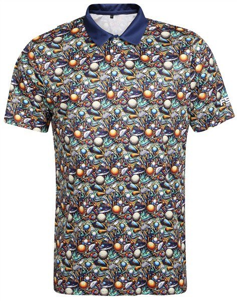 Fashion Sports Wear Bergen pánske polo, navy/green