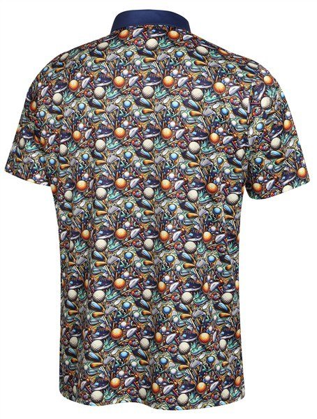 Fashion Sports Wear Bergen pánske polo, navy/green