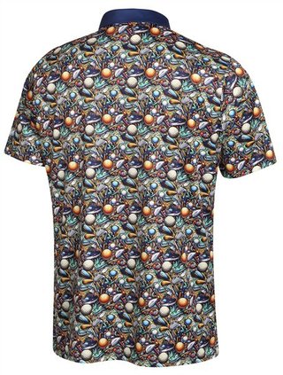 Fashion Sports Wear Bergen pánske polo, navy/green