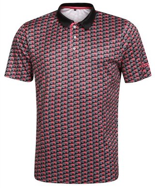 Fashion Sports Wear Nairobi pánske polo, čierno/ružové