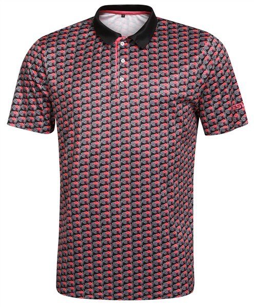 Fashion Sports Wear Nairobi pánske polo, čierno/ružové