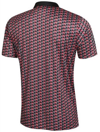 Fashion Sports Wear Nairobi pánske polo, čierno/ružové
