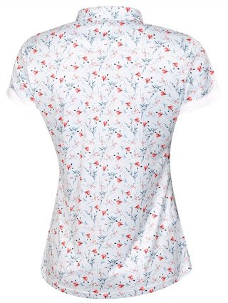 Fashion Sports Wear Malaga dámske polo, sivé/červené